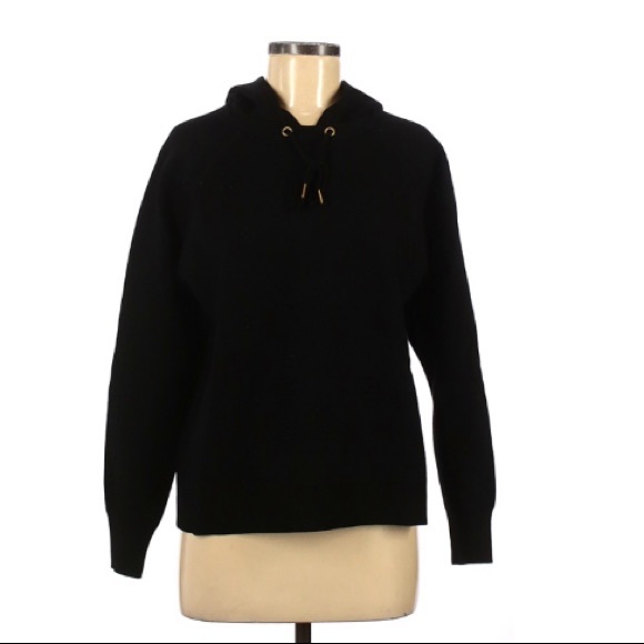 M by Magaschoni black hoodie sweatshirt - Picture 1 of 2